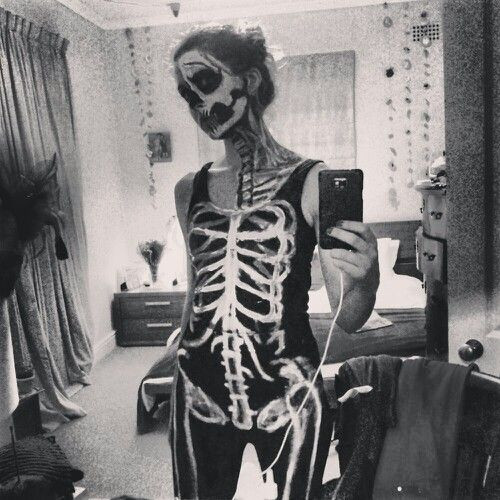 Skeleton Costume DIY
 Skeleton costume Halloween Costumes