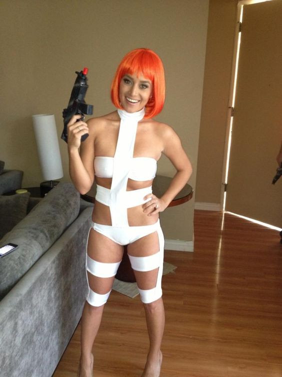 Slutty DIY Halloween Costumes
 My wife spent hours hand sewing her Fifth Element