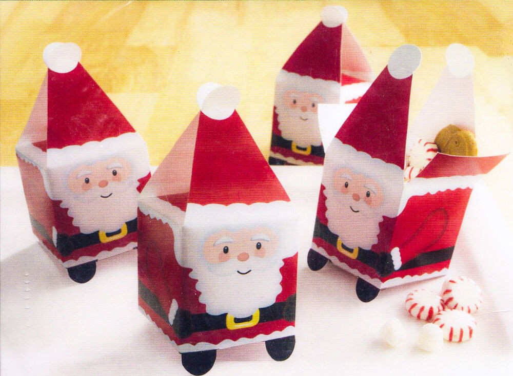 Small Christmas Party Ideas
 Christmas Santa Mini Treat Boxes 4pcs Holiday Party Favors