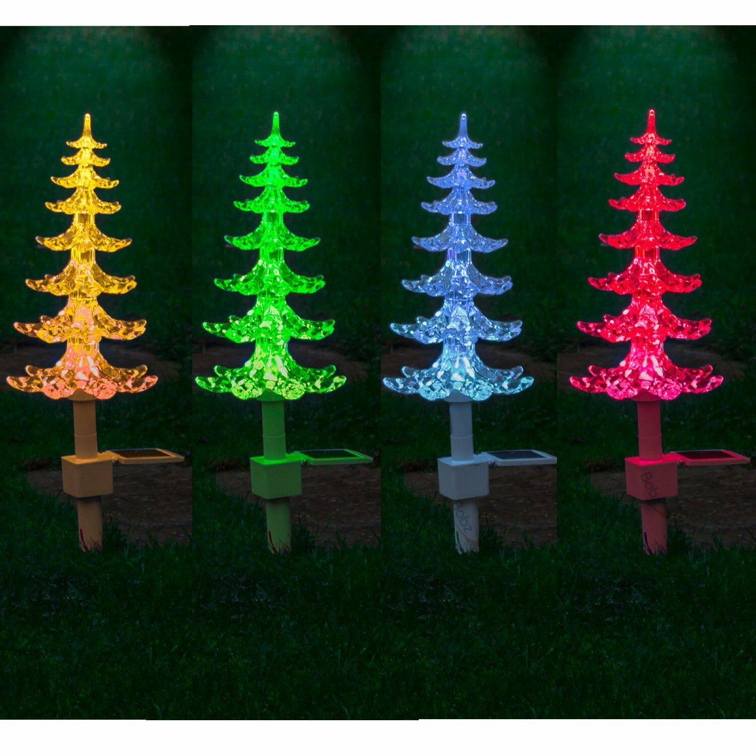Solar Outdoor Christmas Lighting
 Outdoor Festive Colour Changing Garden LED Solar Christmas