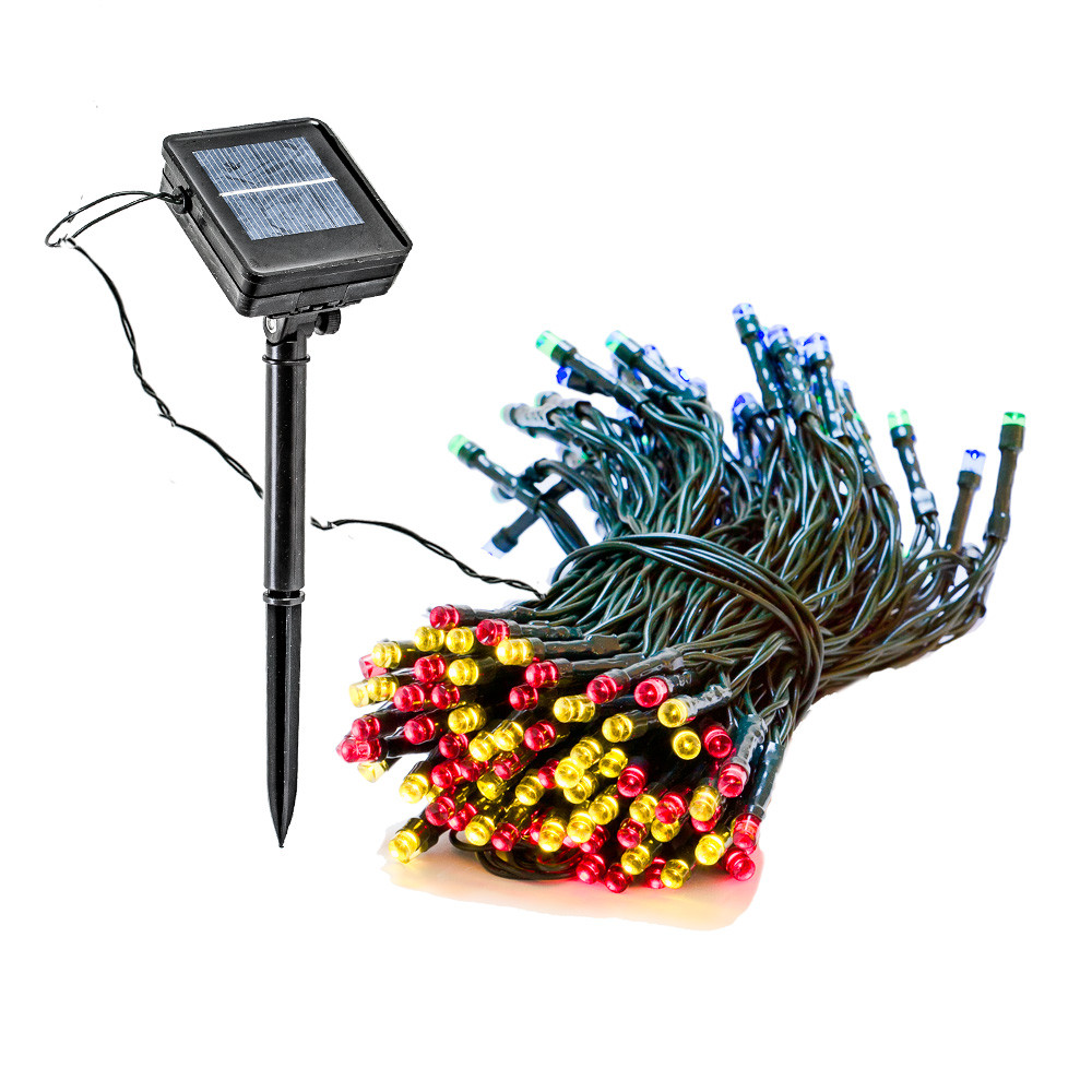 Solor Outdoor Christmas Lights
 4 Pack 55 Foot Solar Outdoor Christmas Holiday String