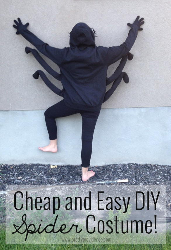 Spider Costume DIY
 Cheap and Easy DIY Spider Costume Pretty Providence
