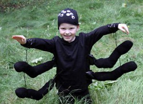 Spider Costume DIY
 DIY Halloween Costumes for Toddlers 2014