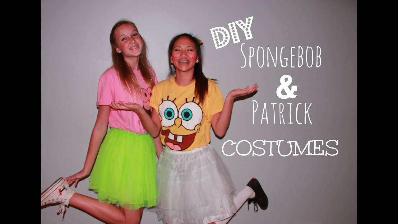 Spongebob Costume DIY
 DIY SpongeBob & Patrick Costume