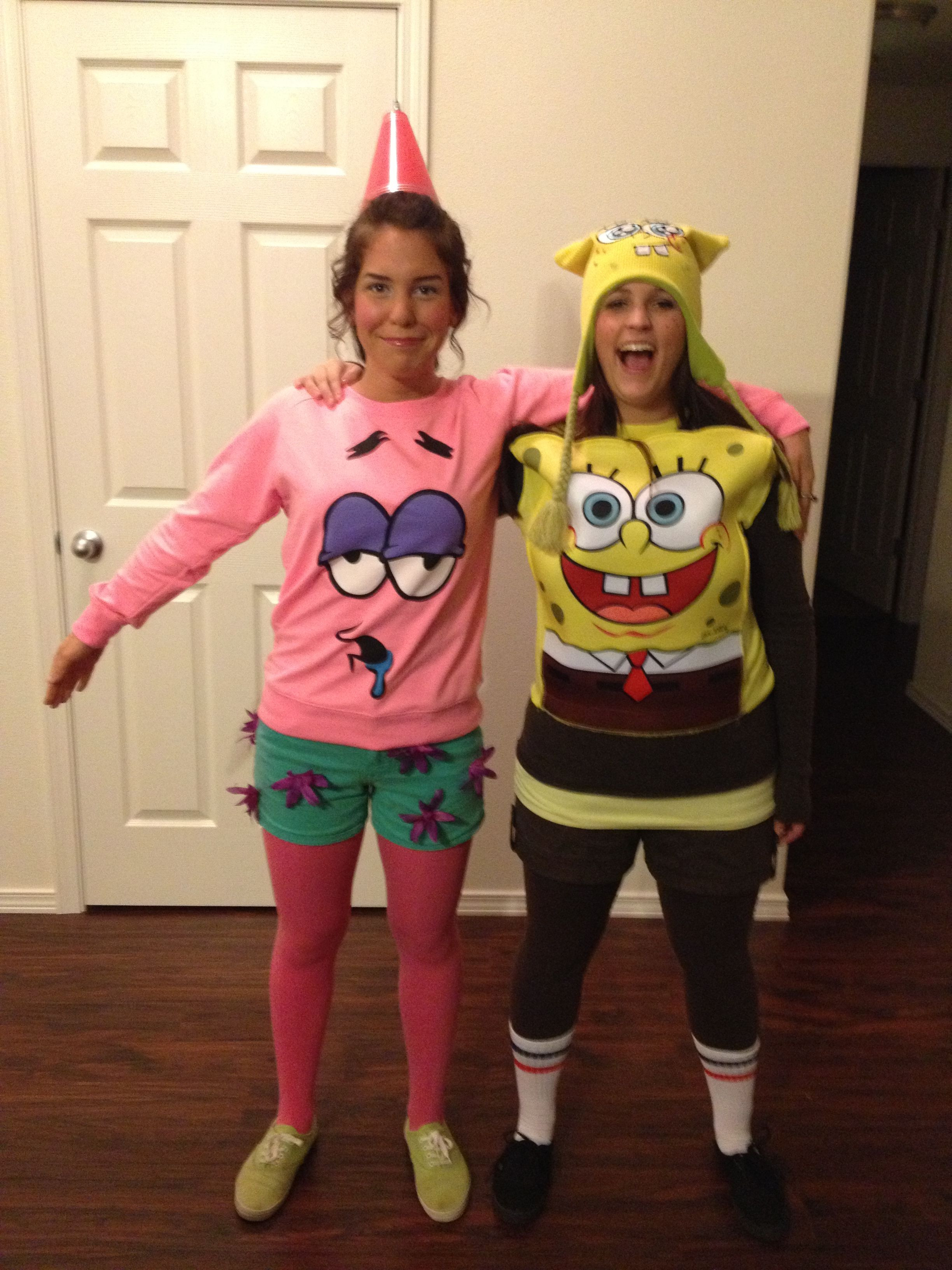 Spongebob Costume DIY
 Spongebob and Patrick costume halloween costume spoton