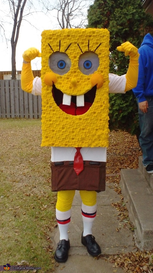Spongebob Costume DIY
 Spongebob Daddy and Bel Costume 2 4
