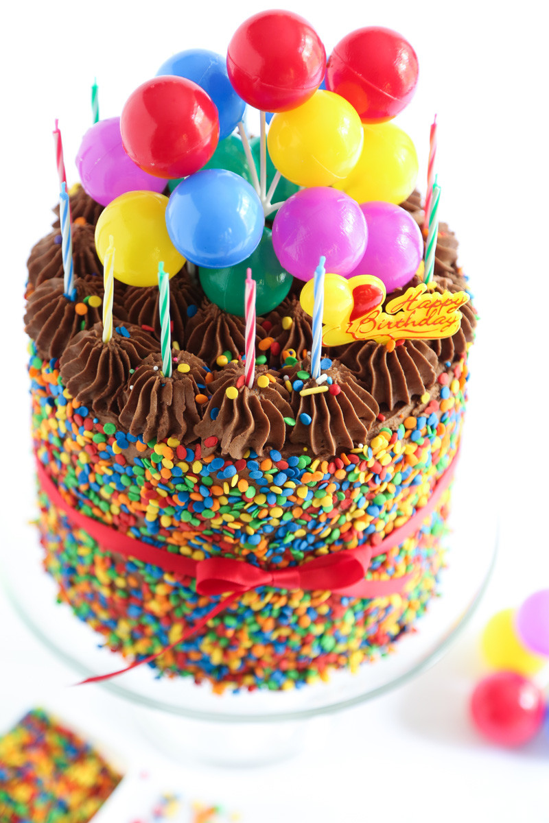 Sprinkle Birthday Cake
 The Birthday Cake