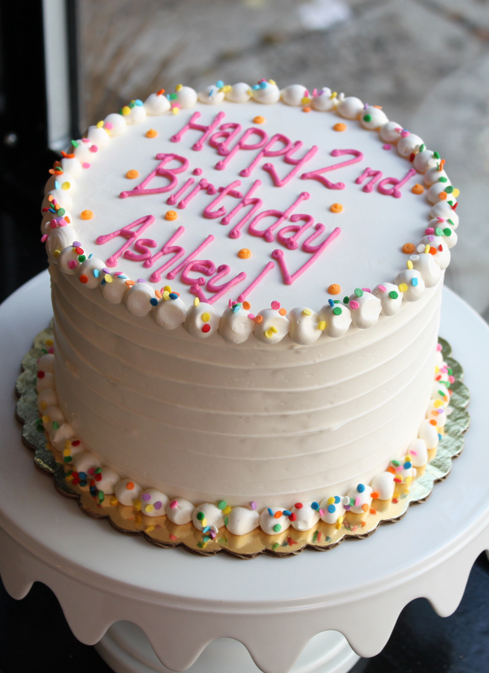 Sprinkle Birthday Cake
 Whipped Bakeshop Philadelphia Birthday Sprinkles Cake
