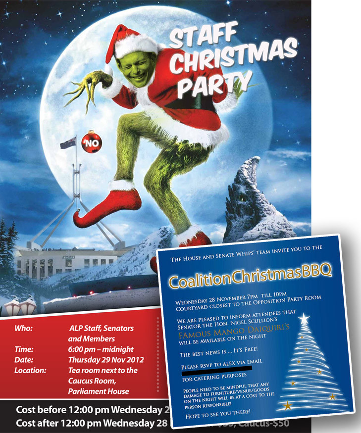 Staff Christmas Party Ideas
 Australian Politics