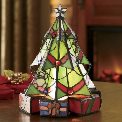 Stained Glass Christmas Tree Lamp
 Stained Glass Christmas Tree Lamp from Seventh Avenue
