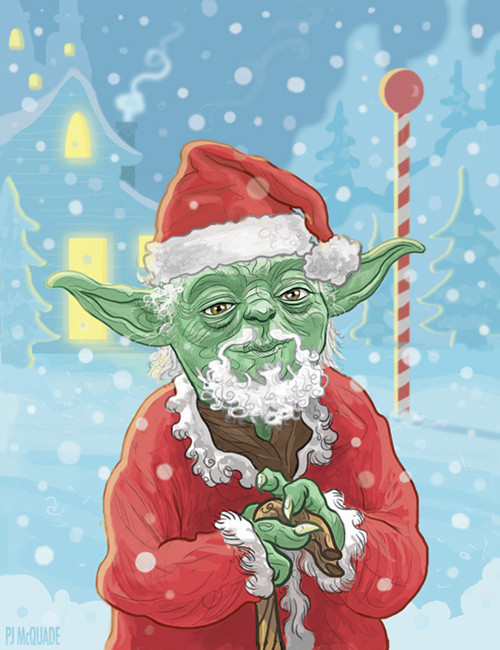 Star Wars Christmas Quotes
 Star Wars Christmas Card Art