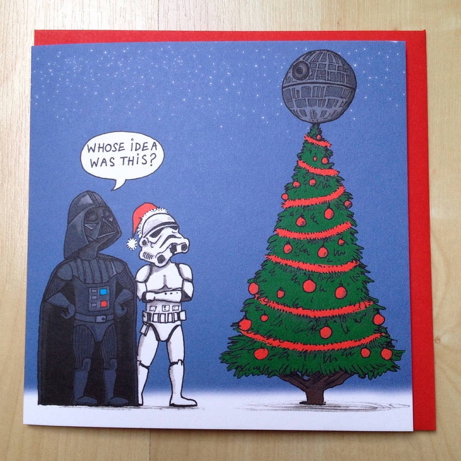 Star Wars Christmas Quotes
 star wars christmas cards by cardinky