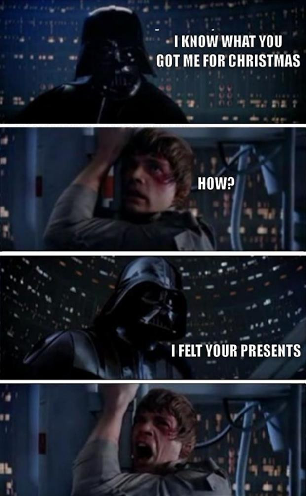 Star Wars Christmas Quotes
 Funny The Day 35 Pics