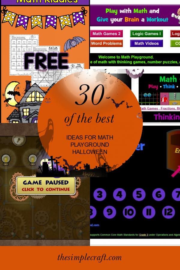 30 Of the Best Ideas for Math Playground Halloween - Home Inspiration ...