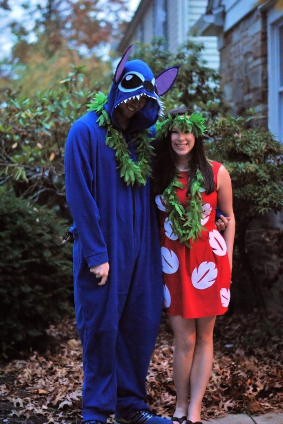Stitch Costume DIY
 30 Cool Halloween Couple Costumes 2017