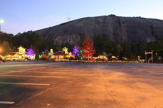 Stone Mountain Christmas Tickets
 Our map brochure and parking ticket at Stone Mountain Park