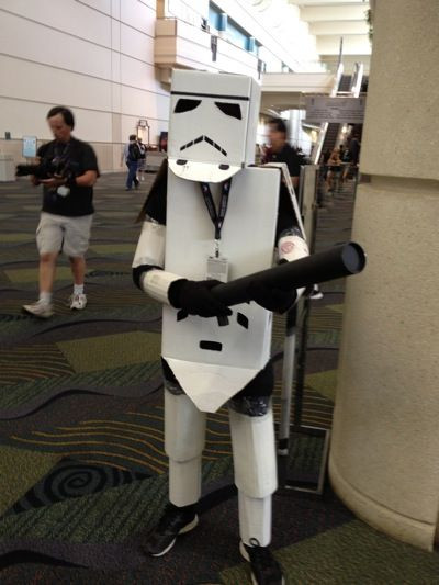 Stormtrooper Costume DIY
 Finally A use for all of the tax form boxes that are