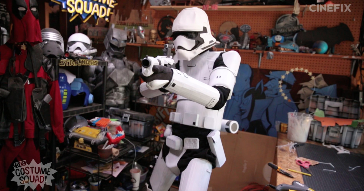 Stormtrooper Costume DIY
 The force awakens with this DIY Stormtrooper costume