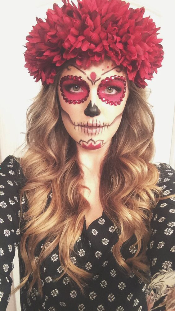 Sugar Skull Costume DIY
 DIY La Calavera Catrina Day the Dead Costume