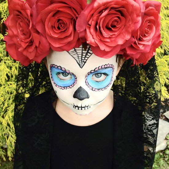 Sugar Skull Costume DIY
 Sugar skull costume Sugar skull and Costume ideas on