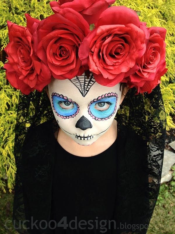 Sugar Skull Costume DIY
 Disfraz de calavera mexicana para el Da de Muertos