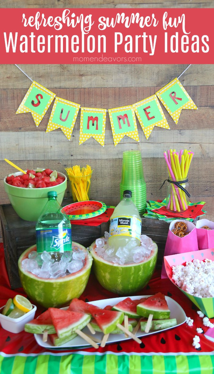 Summer Party Theme Ideas
 Summer Fun Watermelon Party Ideas
