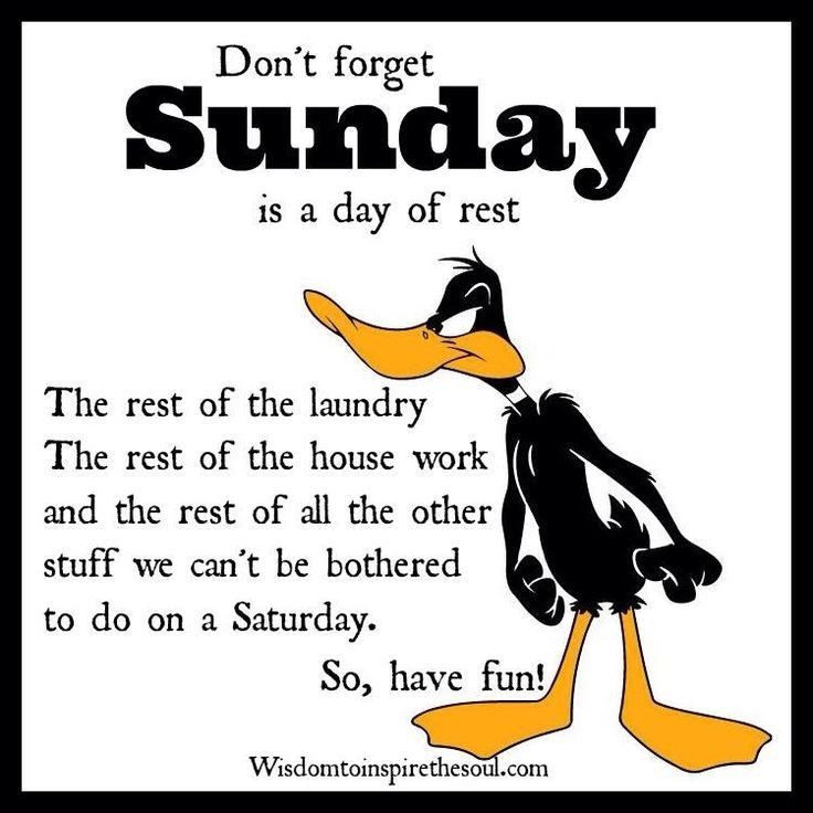 Sunday Quotes Funny
 Sunday Is A Day Rest s and for