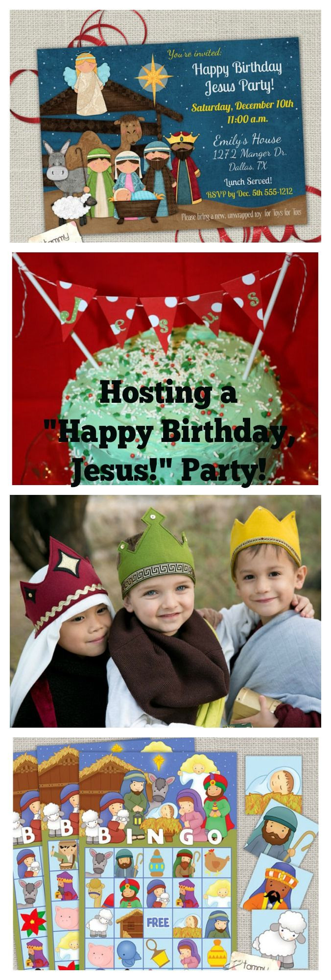 Sunday School Christmas Party Ideas
 How to host a Christmas Happy Birthday Jesus Party for