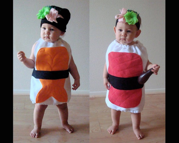 Sushi Costume DIY
 Baby Halloween Costume Sushi Halloween Costume Sushi Costume
