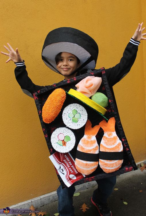 Sushi Costume DIY
 Hooray for Sushi Tray Costume