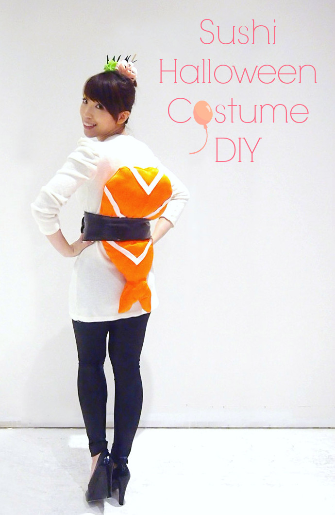 Sushi Costume DIY
 I m a piece of Sushi Halloween Costume DIY Ting and