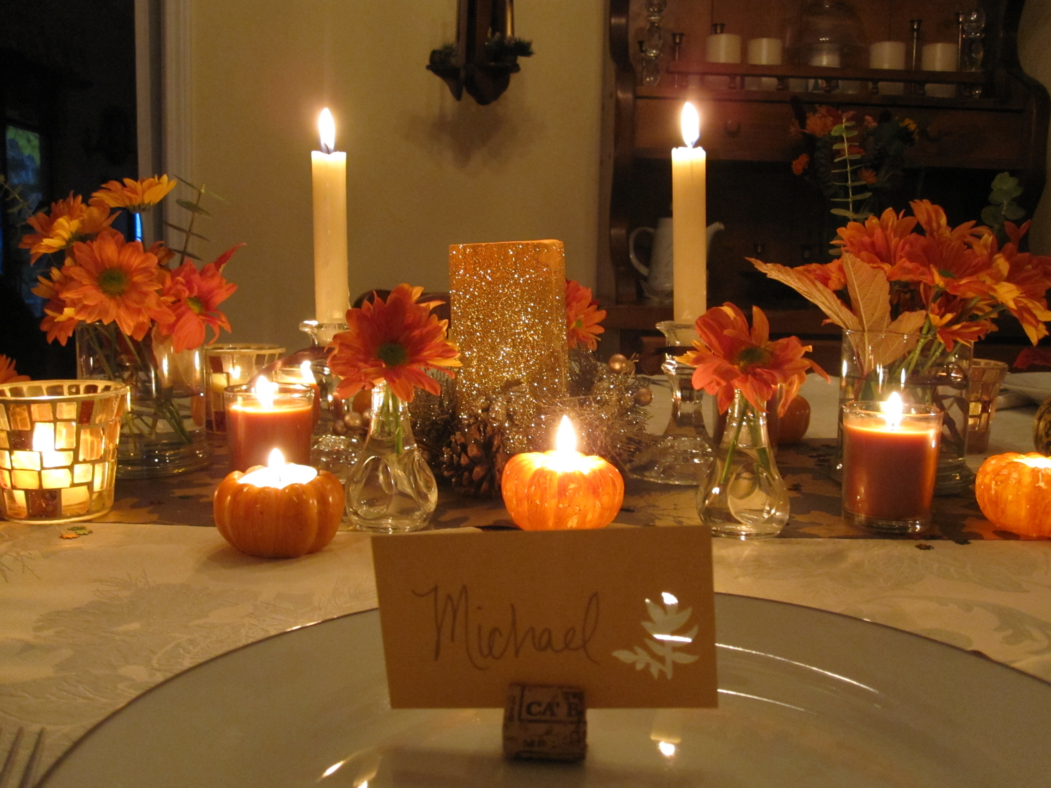 Table Decorations For Thanksgiving
 My Thanksgiving Table