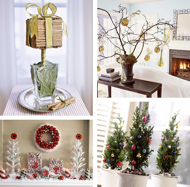 Table Top Christmas Decoration
 41 Beautiful Tabletop Christmas Trees DigsDigs