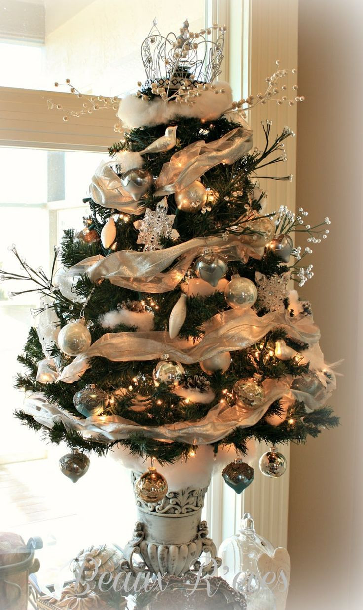 Table Top Christmas Tree
 17 Best images about Elegant Tabletop Christmas Trees on