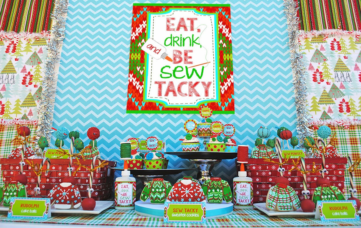 Tacky Christmas Party Ideas
 "Let s Be Sew Tacky" Party Design Dazzle