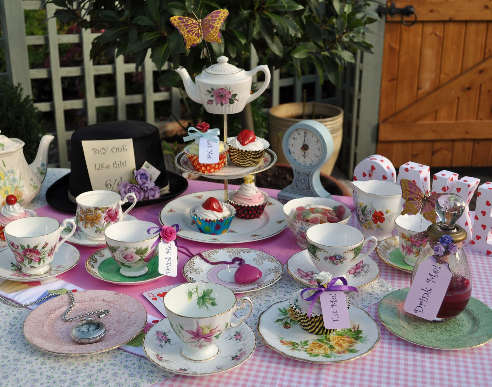 Tea Party Theme Ideas
 cake stand heaven A Mad Tea Party