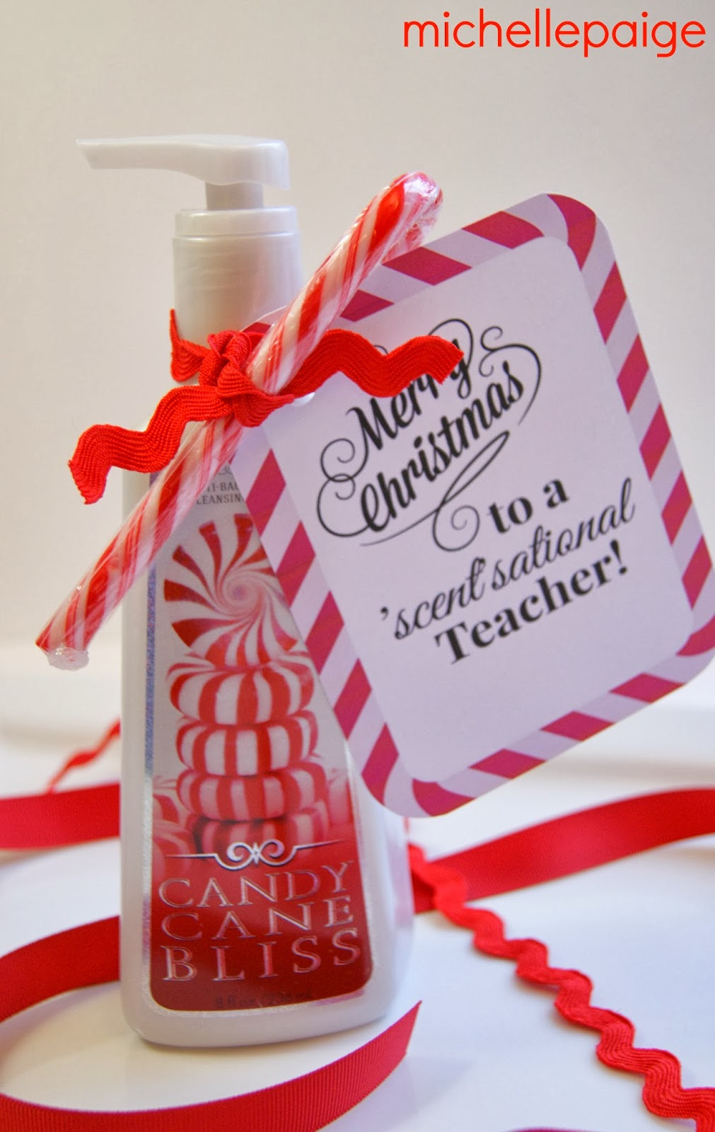 Teacher Gift Ideas For Christmas
 michelle paige blogs Quick Teacher Soap Gift for Christmas