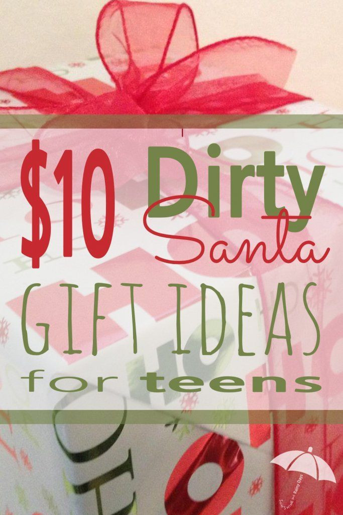 Teen Christmas Party Ideas
 $10 Dirty Santa Gift Ideas for Teens