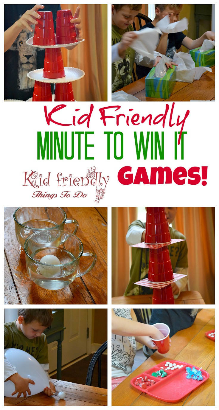Teen Christmas Party Ideas
 Kid Friendly Easy Minute To Win It Games for Your Party