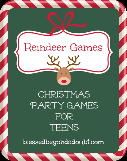 Teen Christmas Party Ideas
 7 Free Printable Christmas Games for Your Holiday Party