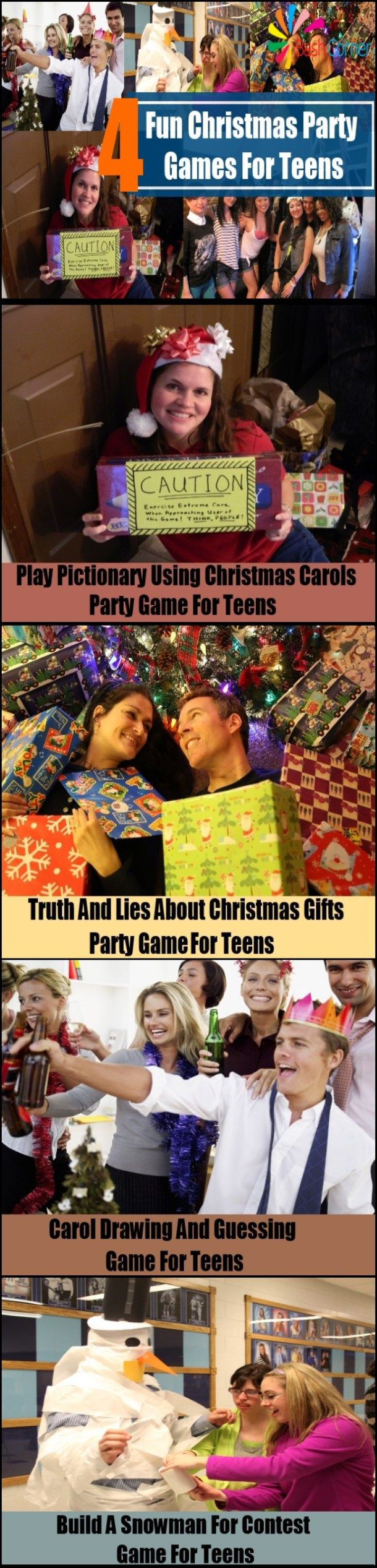 Teenage Christmas Party Ideas
 Christmas Party Games For Teens Christmas