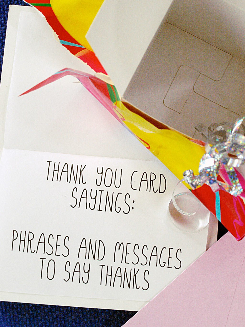 Thank You Gift Card Ideas
 Thank You Card Sayings Phrases and Messages