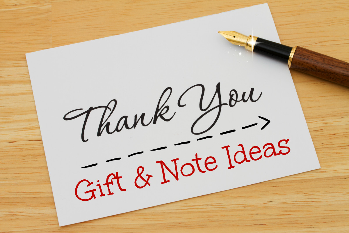 Thank You Gift Card Ideas
 Thank You Gift & Note Ideas AA Gifts & Baskets Blog