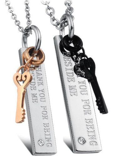 Thank You Gift Ideas For Couples
 Stainless Steel “Thank You For Being Beside Me” Couples