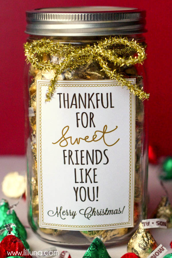 Thank You Gift Ideas For Friends
 37 Mason Jar Christmas Crafts Fun DIY Holiday Craft Projects