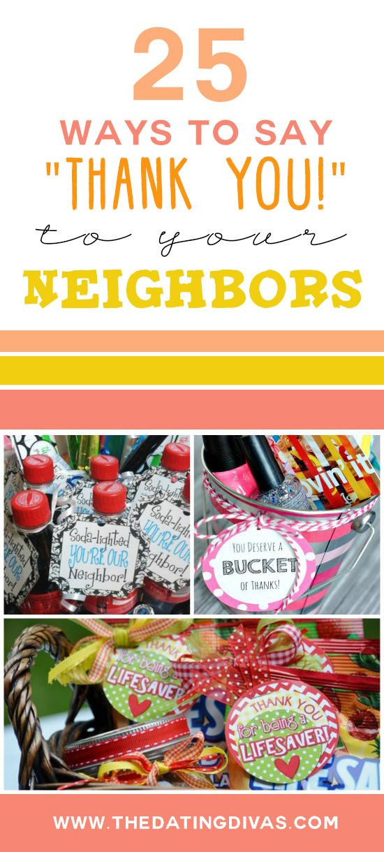 Thank You Gift Ideas For Neighbors
 101 MORE Ways to say Thank You