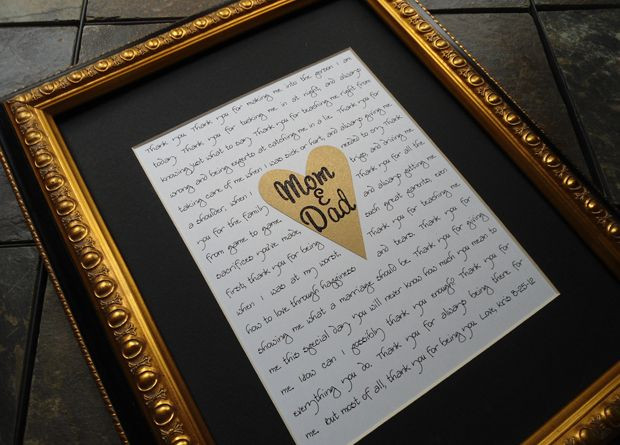 Thank You Gift Ideas For Parents
 13 Thoughtful Wedding Gifts for Parents