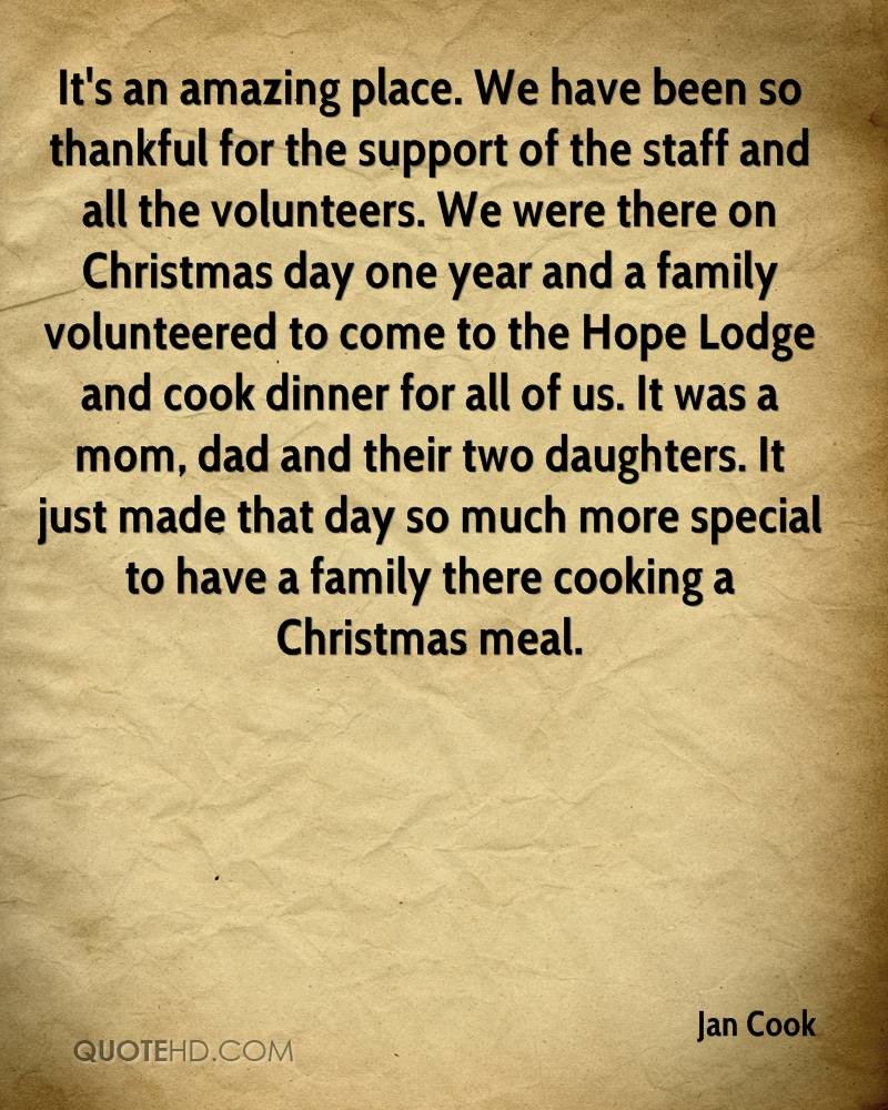 Thankful Christmas Quotes
 Jan Cook Christmas Quotes