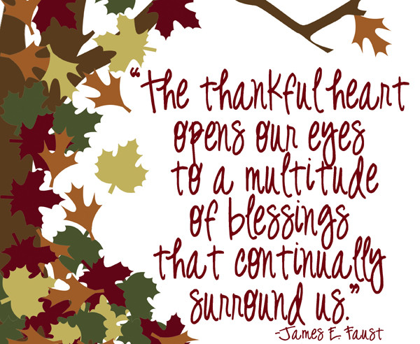 Thankful Quotes For Thanksgiving
 Thankful Heart