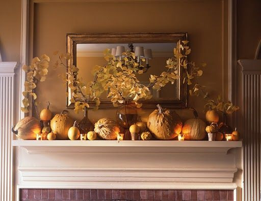 Thanksgiving Fireplace Decor
 Best 25 Fall fireplace mantel ideas on Pinterest